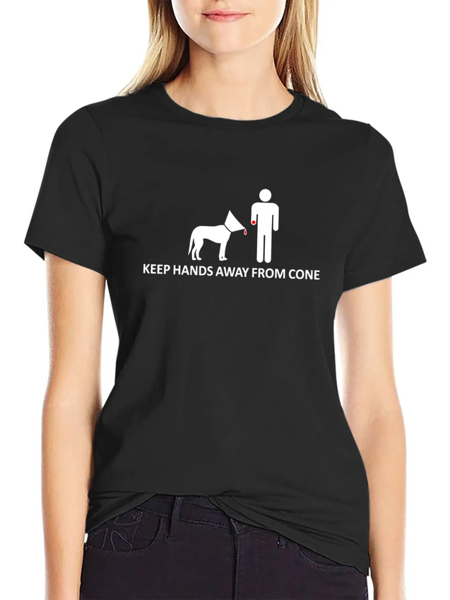 Beware Of The Cone Lightweight Cotton T-Shirt – Daily Comfort Graphic Shirt