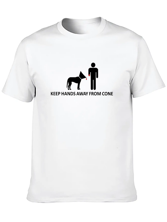 Beware Of The Cone Lightweight Cotton T-Shirt – Daily Comfort Graphic Shirt