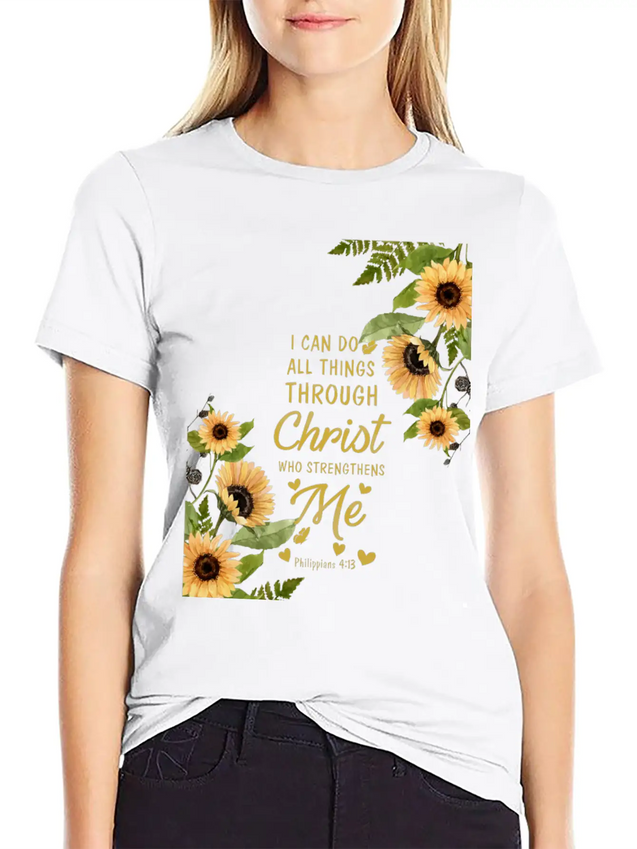 Bible Verses Lightweight Cotton T-Shirt – Daily Comfort Graphic Shirt