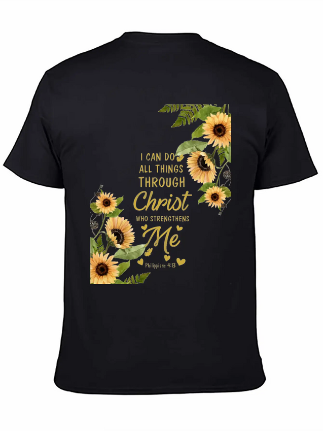 Bible Verses Lightweight Cotton T-Shirt – Daily Comfort Graphic Shirt
