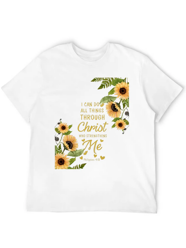Bible Verses Lightweight Cotton T-Shirt – Daily Comfort Graphic Shirt