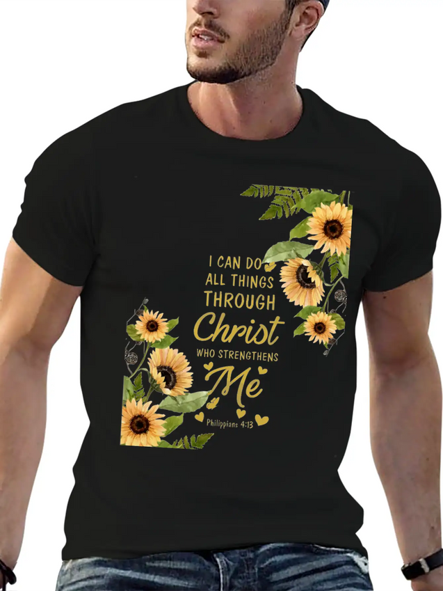 Bible Verses Lightweight Cotton T-Shirt – Daily Comfort Graphic Shirt
