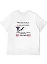 BIDEN SHADOW 4 MORE YEARS OF TRUMP Lightweight Cotton T-Shirt – Daily Comfort Graphic Shirt
