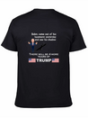 BIDEN SHADOW 4 MORE YEARS OF TRUMP Lightweight Cotton T-Shirt – Daily Comfort Graphic Shirt