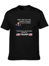 BIDEN SHADOW 4 MORE YEARS OF TRUMP Lightweight Cotton T-Shirt – Daily Comfort Graphic Shirt