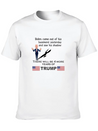 BIDEN SHADOW 4 MORE YEARS OF TRUMP Lightweight Cotton T-Shirt – Daily Comfort Graphic Shirt