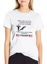 BIDEN SHADOW 4 MORE YEARS OF TRUMP Lightweight Cotton T-Shirt – Daily Comfort Graphic Shirt