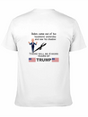 BIDEN SHADOW 4 MORE YEARS OF TRUMP Lightweight Cotton T-Shirt – Daily Comfort Graphic Shirt