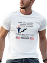 BIDEN SHADOW 4 MORE YEARS OF TRUMP Lightweight Cotton T-Shirt – Daily Comfort Graphic Shirt