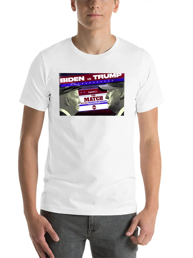 Biden Vs Trump The Match Golf Shirt Lightweight Cotton T-Shirt – Daily Comfort Graphic Shirt