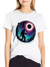 Bigfoot Total Solar Eclipse 2024 Lightweight Cotton T-Shirt – Daily Comfort Graphic Shirt