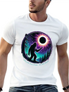 Bigfoot Total Solar Eclipse 2024 Lightweight Cotton T-Shirt – Daily Comfort Graphic Shirt