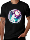 Bigfoot Total Solar Eclipse 2024 Lightweight Cotton T-Shirt – Daily Comfort Graphic Shirt