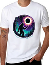 Bigfoot Total Solar Eclipse 2024 Lightweight Cotton T-Shirt – Daily Comfort Graphic Shirt
