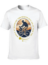 Biking With Dad Lightweight Cotton T-Shirt – Daily Comfort Graphic Shirt
