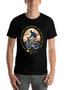 Biking With Dad Lightweight Cotton T-Shirt – Daily Comfort Graphic Shirt
