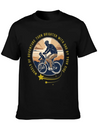 Biking With Dad Lightweight Cotton T-Shirt – Daily Comfort Graphic Shirt