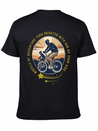 Biking With Dad Lightweight Cotton T-Shirt – Daily Comfort Graphic Shirt