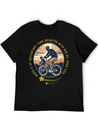Biking With Dad Lightweight Cotton T-Shirt – Daily Comfort Graphic Shirt