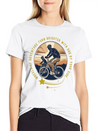 Biking With Dad Lightweight Cotton T-Shirt – Daily Comfort Graphic Shirt