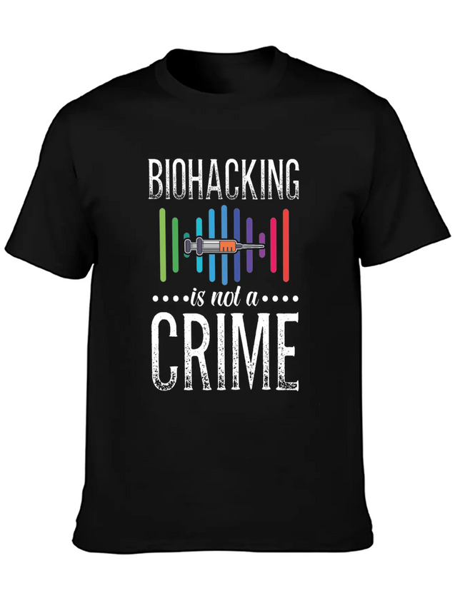 Biotechnology, Medicine, Stem Cells, Biohackers Lightweight Cotton T-Shirt – Daily Comfort Graphic Shirt