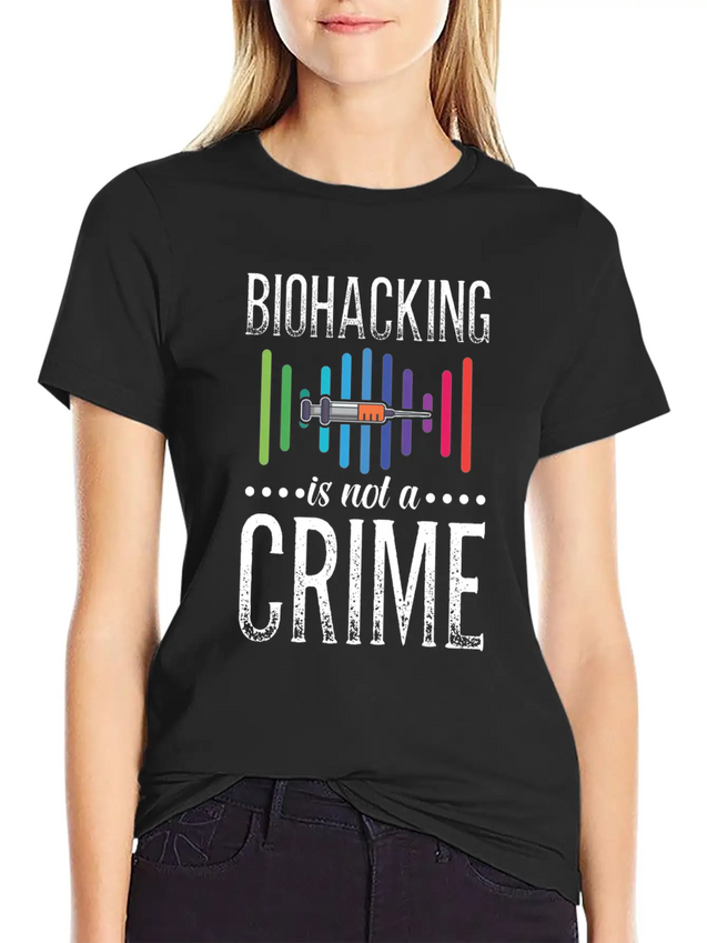 Biotechnology, Medicine, Stem Cells, Biohackers Lightweight Cotton T-Shirt – Daily Comfort Graphic Shirt