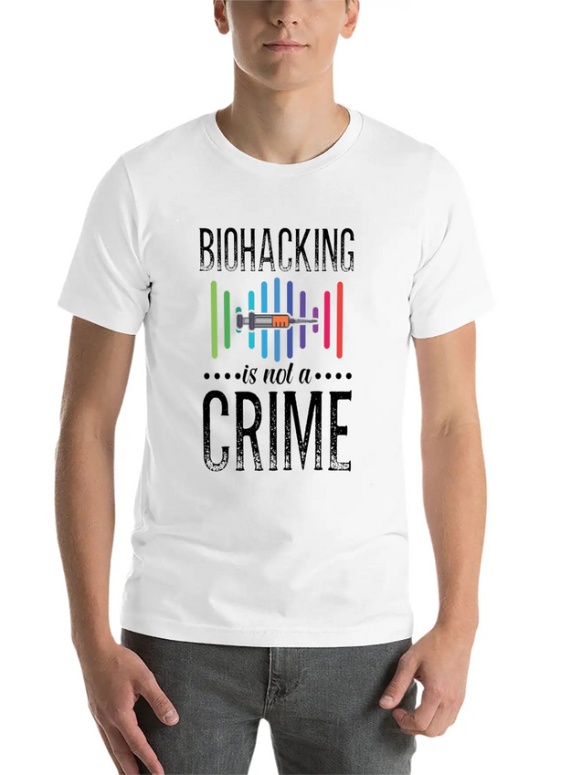 Biotechnology, Medicine, Stem Cells, Biohackers Lightweight Cotton T-Shirt – Daily Comfort Graphic Shirt
