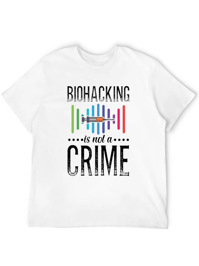 Biotechnology, Medicine, Stem Cells, Biohackers Lightweight Cotton T-Shirt – Daily Comfort Graphic Shirt