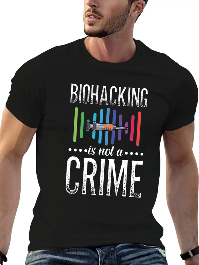 Biotechnology, Medicine, Stem Cells, Biohackers Lightweight Cotton T-Shirt – Daily Comfort Graphic Shirt