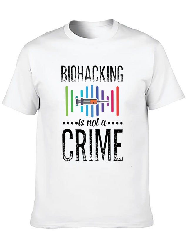 Biotechnology, Medicine, Stem Cells, Biohackers Lightweight Cotton T-Shirt – Daily Comfort Graphic Shirt