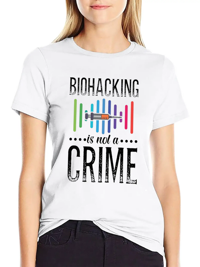 Biotechnology, Medicine, Stem Cells, Biohackers Lightweight Cotton T-Shirt – Daily Comfort Graphic Shirt