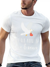 Bird Lover Freedom Love & Peace Lightweight Cotton T-Shirt – Daily Comfort Graphic Shirt