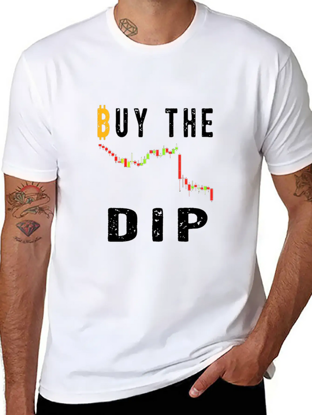 Bitcoin Crypto Father Dad Trader Crypto Lightweight Cotton T-Shirt – Daily Comfort Graphic Shirt