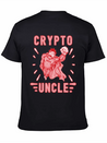 Bitcoin Crypto Uncle Cool Trader Crypto Lightweight Cotton T-Shirt – Daily Comfort Graphic Shirt