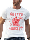 Bitcoin Crypto Uncle Cool Trader Crypto Lightweight Cotton T-Shirt – Daily Comfort Graphic Shirt