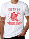 Bitcoin Crypto Uncle Cool Trader Crypto Lightweight Cotton T-Shirt – Daily Comfort Graphic Shirt