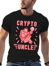 Bitcoin Crypto Uncle Cool Trader Crypto Lightweight Cotton T-Shirt – Daily Comfort Graphic Shirt
