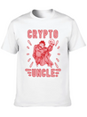 Bitcoin Crypto Uncle Cool Trader Crypto Lightweight Cotton T-Shirt – Daily Comfort Graphic Shirt