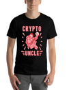 Bitcoin Crypto Uncle Cool Trader Crypto Lightweight Cotton T-Shirt – Daily Comfort Graphic Shirt