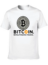 Bitcoin Revolutionizing Finance BTC Crypto Design Lightweight Cotton T-Shirt – Daily Comfort Graphic Shirt