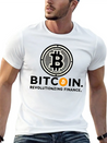 Bitcoin Revolutionizing Finance BTC Crypto Design Lightweight Cotton T-Shirt – Daily Comfort Graphic Shirt