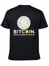 Bitcoin Revolutionizing Finance BTC Crypto Design Lightweight Cotton T-Shirt – Daily Comfort Graphic Shirt
