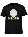 Bitcoin Revolutionizing Finance BTC Crypto Design Lightweight Cotton T-Shirt – Daily Comfort Graphic Shirt