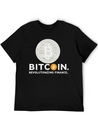 Bitcoin Revolutionizing Finance BTC Crypto Design Lightweight Cotton T-Shirt – Daily Comfort Graphic Shirt