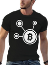 Bitcoin, Symbol, Sign, Cryptos, BTC, Logo, ETH Lightweight Cotton T-Shirt – Daily Comfort Graphic Shirt