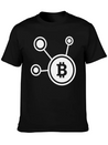 Bitcoin, Symbol, Sign, Cryptos, BTC, Logo, ETH Lightweight Cotton T-Shirt – Daily Comfort Graphic Shirt