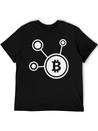 Bitcoin, Symbol, Sign, Cryptos, BTC, Logo, ETH Lightweight Cotton T-Shirt – Daily Comfort Graphic Shirt