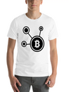 Bitcoin, Symbol, Sign, Cryptos, BTC, Logo, ETH Lightweight Cotton T-Shirt – Daily Comfort Graphic Shirt