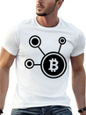 Bitcoin, Symbol, Sign, Cryptos, BTC, Logo, ETH Lightweight Cotton T-Shirt – Daily Comfort Graphic Shirt