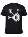 Bitcoin, Symbol, Sign, Cryptos, BTC, Logo, ETH Lightweight Cotton T-Shirt – Daily Comfort Graphic Shirt